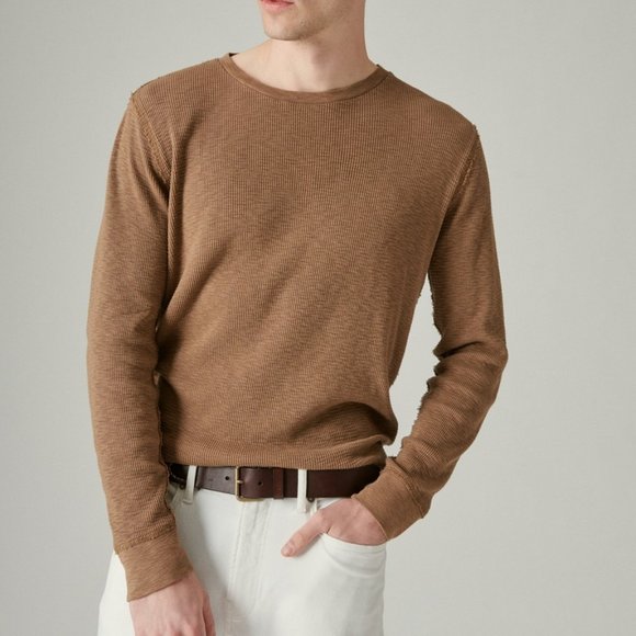 Lucky Brand Other - NWT Size Small Lucky Brand Men's Garment Dye Thermal Crew